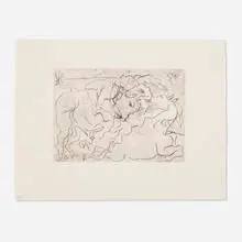 Morte au soleil, IV (from La Suite Vollard) by Pablo Picasso, 1933, drypoint and engraving on Vollard watermarked Montval, sold Oct 2026