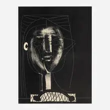 Figure noire by Pablo Picasso, 1948, lithograph on Arches, sold Oct 2026