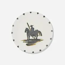 Picador by Pablo Picasso, 1952, white earthenware with oxidized paraffin decoration and enamel, sold Oct 2026