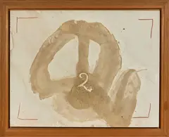 2. by Antoni Tàpies, 1975, Technique mixte sur toile, sold Oct 2017
