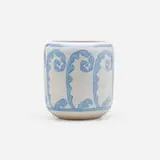 Vase with ferns by Arthur Eugene Baggs, glazed earthenware, sold May 2022