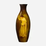 Standard Glaze vase with nymph by Frederick Laurence Sturgis, 1896, glazed earthenware, sold May 2022