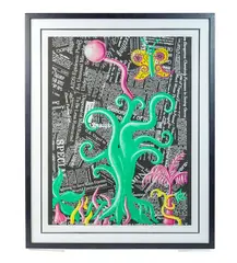 Save the Rainforest by Kenny Scharf, Silkscreen, offered Mar 2026