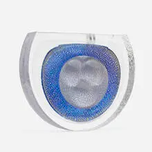 Untitled by Steven Weinberg, c. 2000, cast optical crystal, sold Aug 2019