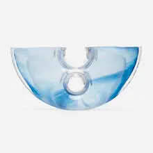Untitled by Steven Weinberg, c. 2000, cast optical crystal, sold Aug 2019