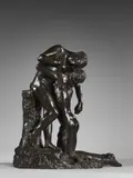 L'Abandon, grand modèle, circa 1886 by Camille Claudel, Epreuve en bronze à patine brune, fonte au sable, sold Nov 2017