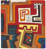Composition, 1971 by René Roche, Acrylique sur polystyrène, sold Sep 2017