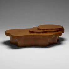 Mesa coffee table, model 1760 by T. H. Robsjohn-Gibbings, 1952 / 1954, walnut, sold Mar 2019