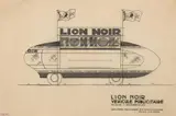 Maquette pour Lion Noir by Félix Aublet, 1953, Encre sur papier calque, sold Nov 2017