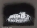 Deux maquettes pour Solitaire Circa 1954 Deux maquettes pour Solitaire Circa 1954 by Félix Aublet, Gouache et aérographe sur papier gris et papier bleu., sold Nov 2017