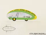 Maquette pour Astra - Circa 1952 by Félix Aublet, Gouache et feutre sur papier, sold Nov 2017