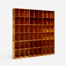 bookcases, set of nine by Mogens Koch, 1933 / 1945, pine, sold Oct 2018
