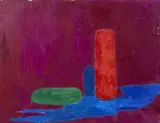 Composition abstraite - Circa 1960 Composition abstraite - Circa 1960 by Félix Aublet, Huile sur toile, sold Nov 2017