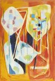 Les trois soeurs by Félix Aublet, 1960, Huile sur toile, sold Nov 2017
