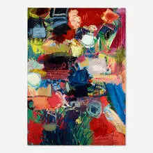 Untitled by Michael Mulhern, c. 1979, oil on canvas, sold Nov 2020