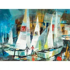 Untitled by Jack Laycox, oil on board, sold Oct 2026
