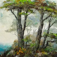 Untitled by Jack Laycox, oil on canvas, sold Oct 2026