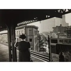 Third Ave. EL by Arnold S. Eagle, gelatin silver print, sold Oct 2026