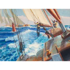 Untitled by Joe Duncan Gleason, oil on canvas board, sold Oct 2026