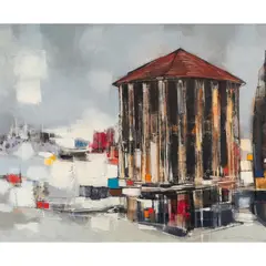 Tempietto by Max Günther, 1963, oil on canvas, sold Oct 2026