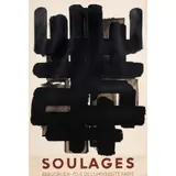 Lithographie No. 3" Berggruen Paris Poster by Pierre Soulages, 1958, lithograph, sold Oct 2026