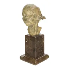 Trumpeter Vignette by Richard McDonald, 2000, bronze sculpture, sold Oct 2026