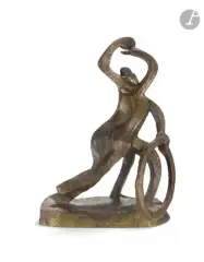 Le Cerceau by André Beaudin, 1934, Épreuve en bronze à patine brune, sold Oct 2026