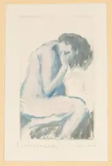 Nu assis by Pierre Combet-Descombes, Monotype en trois couleurs, sold Oct 2026