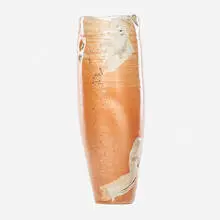 vase by Mary Roehm, wood-fired porcelain, sold Aug 2020