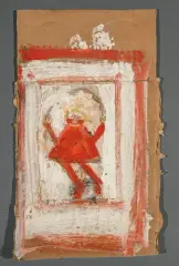 Sauteuse by Armand Avril, Technique mixte (huile gouache et collage) sur carton, non signée et datée du, sold Oct 2026