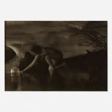 The Bubble by Anne Brigman, 1906, Chlorobromide print, sold Aug 2020