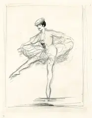 Tamara Karsavina by Ernst Oppler, Konvolut: 78 Druckgraphiken, davon 18 mit Bleistift überarbeitet, auf verschiedenen Papieren, sold May 2008