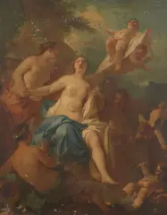 La toilette de Vénus by Pierre-Jacques Cazes, Huile sur toile, sold Oct 2016