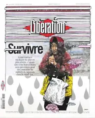 VIVRE by Gris1, 2015, Acrylique, marqueur, spray et crayon sur impression papier 210g, offered Jan 2016