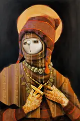 CAUDILLO 2 by Inti Castro, 2012, Acrylique sur toile, sold Feb 2016