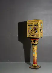 SANS TITRE by Speedy Graphito, 2012, Peinture aérosol, acrylique et marqueurs sur boîte aux lettres de la Poste en fonte de fer, sold Feb 2016