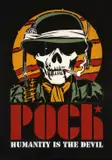 HUMANITY IS THE DEVIL, 2007 by Poch, Pochoir et peinture aérosol sur toile, sold Feb 2016