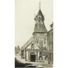 Church of St. Jean by John Taylor Arms, etching, sold Oct 2026