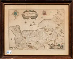 Normandia Ducatus (Duchy of Normandy) by Johannes Janssonius, engraving, sold Oct 2026