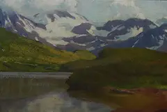 "Lake on the Simplon Pass", by Adrian Stokes, sold Dec 2008