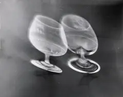 Prost by Anton Stankowski, 1952, Früher Silbergelatineabzug eines Photogramms. Agfa-Brovira-Papier, sold Dec 2022