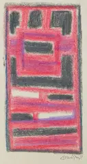 Sans titre by Raymond Grandjean, 1951, Pastel, sold Oct 2026