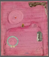 Sans titre by Raymond Grandjean, Technique mixte (aquarelle et encre) et collage de papiers découpés sur papier vernis, sold Oct 2026