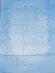 67A14 by Raymond Grandjean, 1967, Aquarelle sur traits de mine de plomb sur papier monté sous passe partout, sold Oct 2026