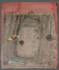 Sans titre by Raymond Grandjean, Technique mixte (aquarelle et encre) et collage de papiers découpés sur papier vernis, sold Oct 2026