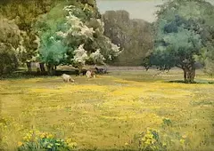 Cows Grazing Beneath Trees, Kilmurry by Mildred Anne Butler, c.1910, watercolour on paper, sold Oct 2026