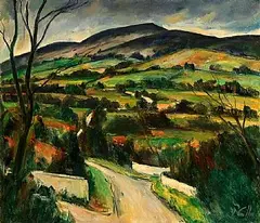 Towards Laragh, Co Wicklow by Peter Collis, oil on canvas, sold Oct 2026