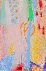 Bahamas Collage No.3 by Tony O'Malley, 1986, acrylic on paper, sold Oct 2026