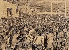 Scene from the Sack of Baltimore by Jack Butler Yeats, c.1890-91, pen and ink, sold Oct 2026