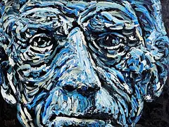 Beckett by Liam O'Neill, oil on canvas, offered Oct 2026